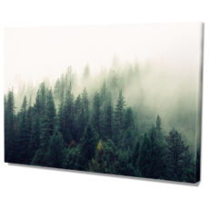 Falikép Ködös Erdő Vászonkép