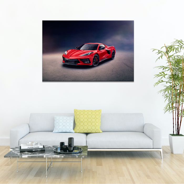 Falikép Chevrolet Corvette Sportkocsi Sportautó Vászonkép