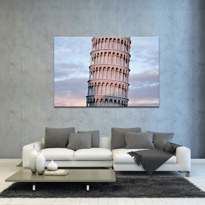Falikép Pisai Ferde Torony Épület Vászonkép