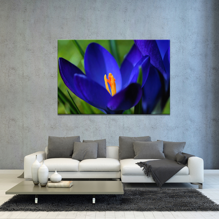 Falikép Kék Virág Vászonkép
