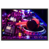 Falikép DJ Pult Zene House Trance Buli Party Vászonkép