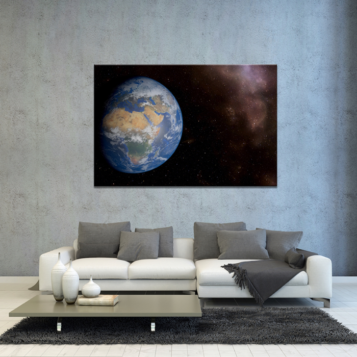 Falikép Bolygó Világűr Galaxis Univerzum Vászonkép