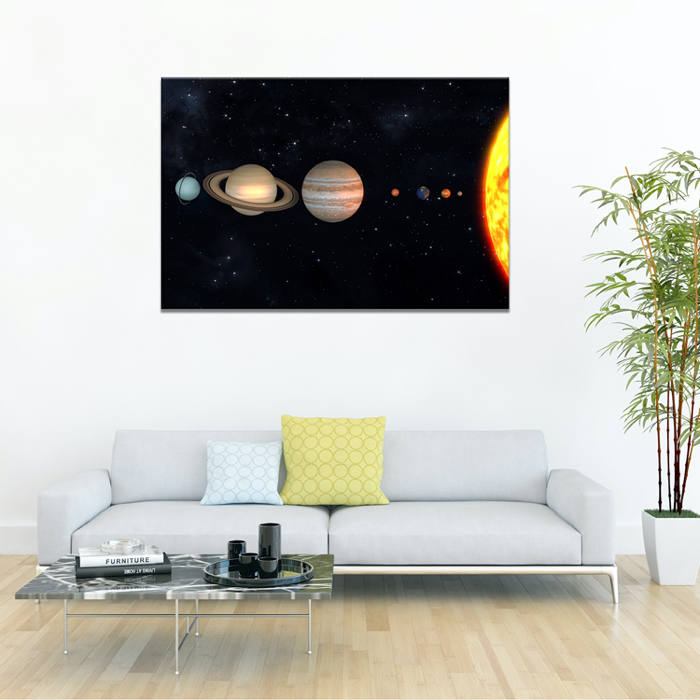 Falikép Naprendszer Bolygók Vászonkép