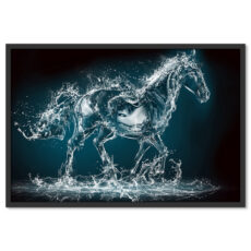Ló Vízből Illusztráció Grafika Rajz Poszter