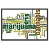 Falikép Fű Weed Marijuana Felirat Írás Szöveg Vászonkép