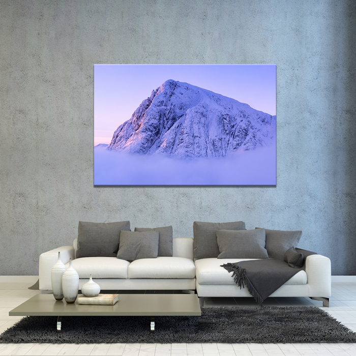 Falikép Téli Tájkép Erdő Hó Havas Természet Vászonkép