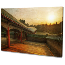 Falikép Kínai Építészet Templom Festmény Vászonkép