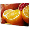Falikép Narancs Gyümölcs Étel Vászonkép