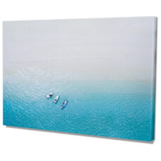 Falikép Tengerpart Nyár Óceán Trópus Tenger Felülről Szörfösök Vászonkép