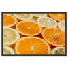 Falikép Narancs Citrom Gyümölcs Vászonkép