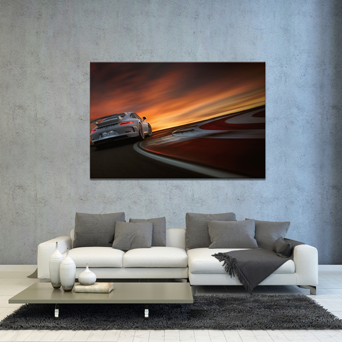 Falikép Porsche GT3 Sportkocsi Sportautó Vászonkép