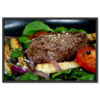 Falikép Hús Steak Étel Főzés Konyha Zöldségek Vászonkép