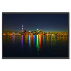 Toronto Éjszakai Nagyváros Kanada Poszter