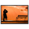 Falikép Tengerparti Romantika Pár Szerelem Csók Fiatalok Vászonkép
