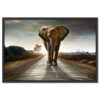 Falikép Elefánt Úton Afrika Vászonkép