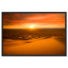 Szahara Sivatag Nap Homok Tájkép Napkelte Poszter