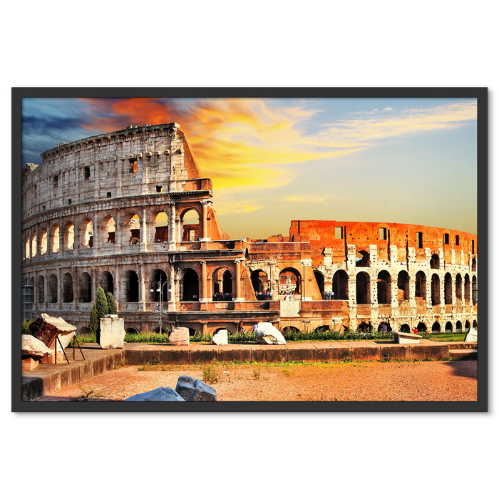 Róma Colosseum Ókori Róma Amfiteátrum Gladiátorok Poszter