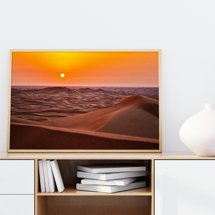 Sivatag Homok Dűne Nap Poszter