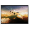 Falikép Sárkány Festmény Szárnyak Felhők Vászonkép