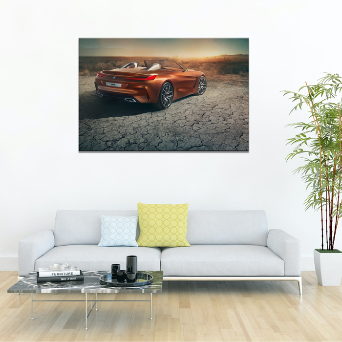 Falikép BMW Z4 M40i Kabrió Autó Roadster Sportkocsi Vászonkép