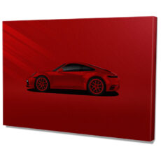Falikép Porsche 911 Piros Vászonkép