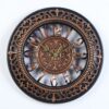 Luxus Falióra Klasszikus, Kerek, Réz, Arany, Bronz Színek, 30 cm