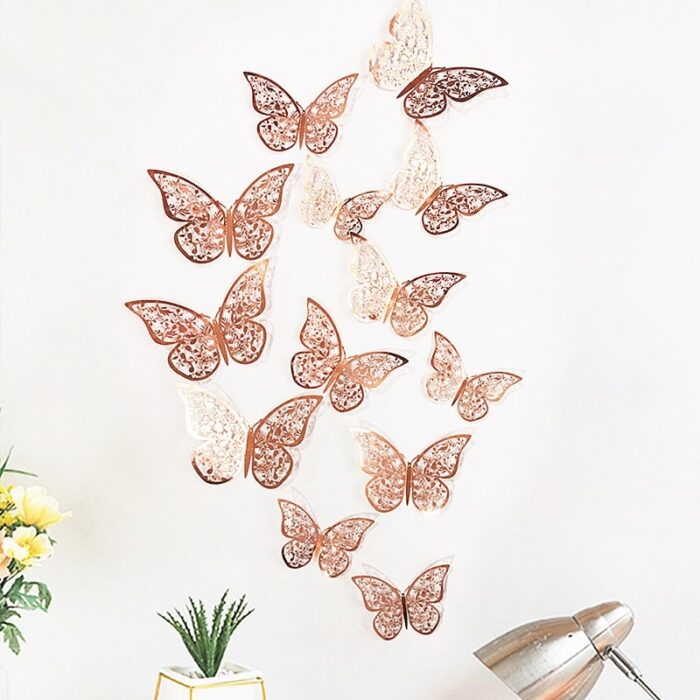 Pillangós falmatricák nappaliba, hálószobába