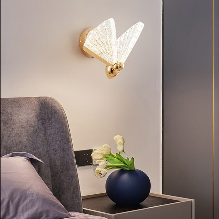 Pillangó Luxus Dekor Fali Lámpa