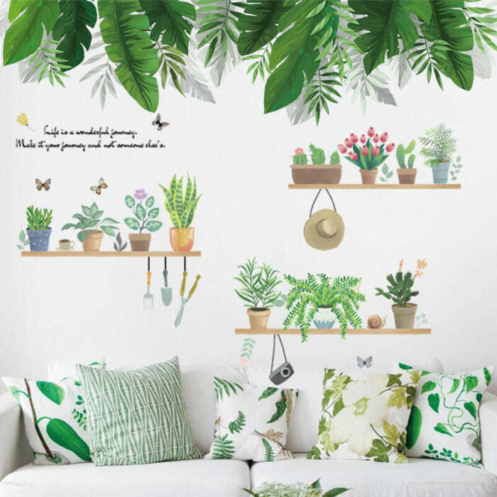 Falmatrica növényes nappaliba