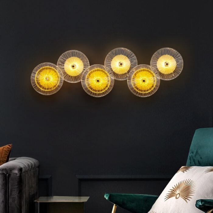 Nagyméretű Fali Lámpa, Luxus, Kristályos, LED Égőkkel