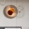 Luxus Falióra és Faldekoráció Szett Fémből, Nagyméretű, 60 cm