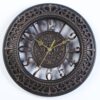 Luxus Falióra Klasszikus, Kerek, Réz, Arany, Bronz Színek, 30 cm