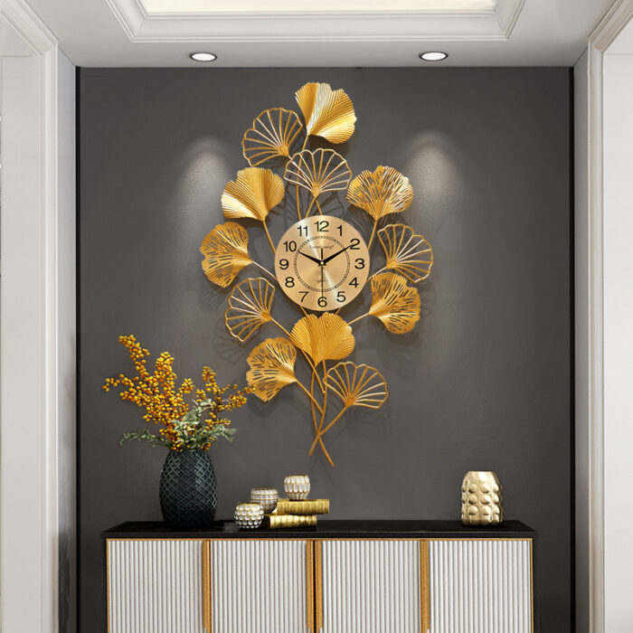 Modern Falióra Nagyméretű Luxus Nappali Arany